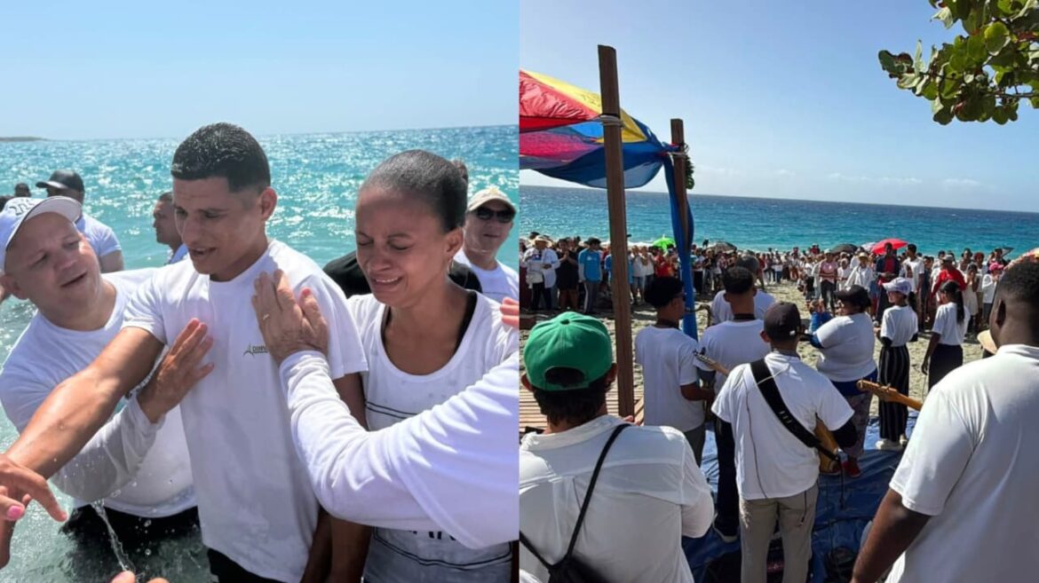 mais-de-300-pessoas-sao-batizadas-em-praia-de-cuba:-“deixaram-a-vida-antiga”