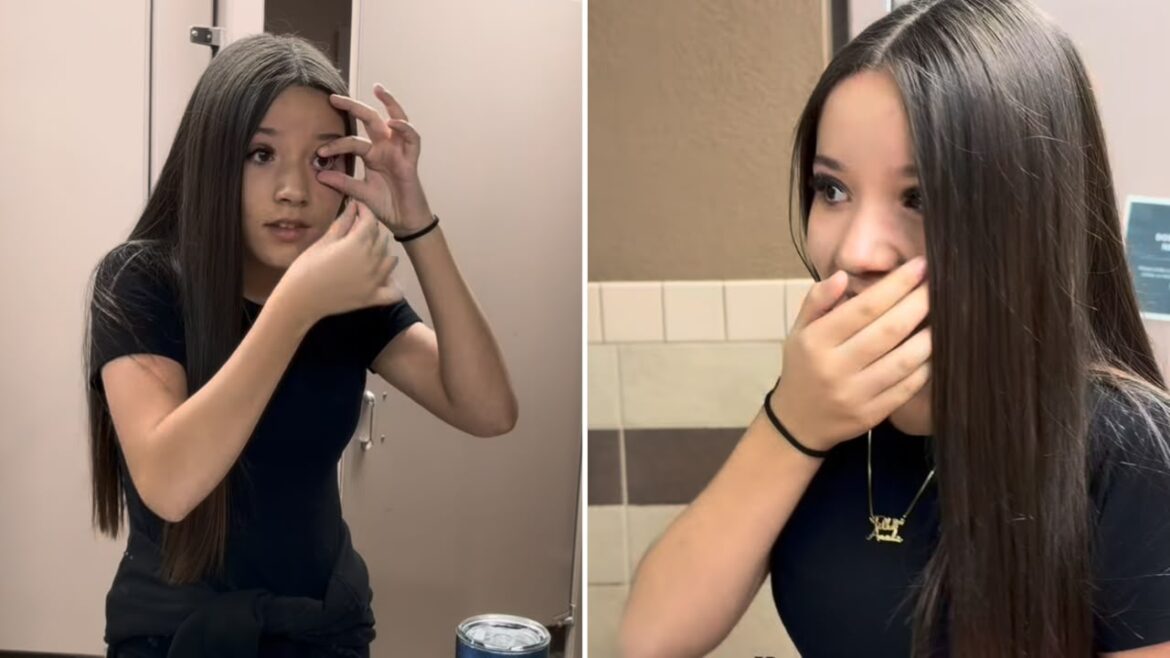 menina-e-curada-da-visao-e-tira-lentes-de-contato-em-igreja-nos-eua