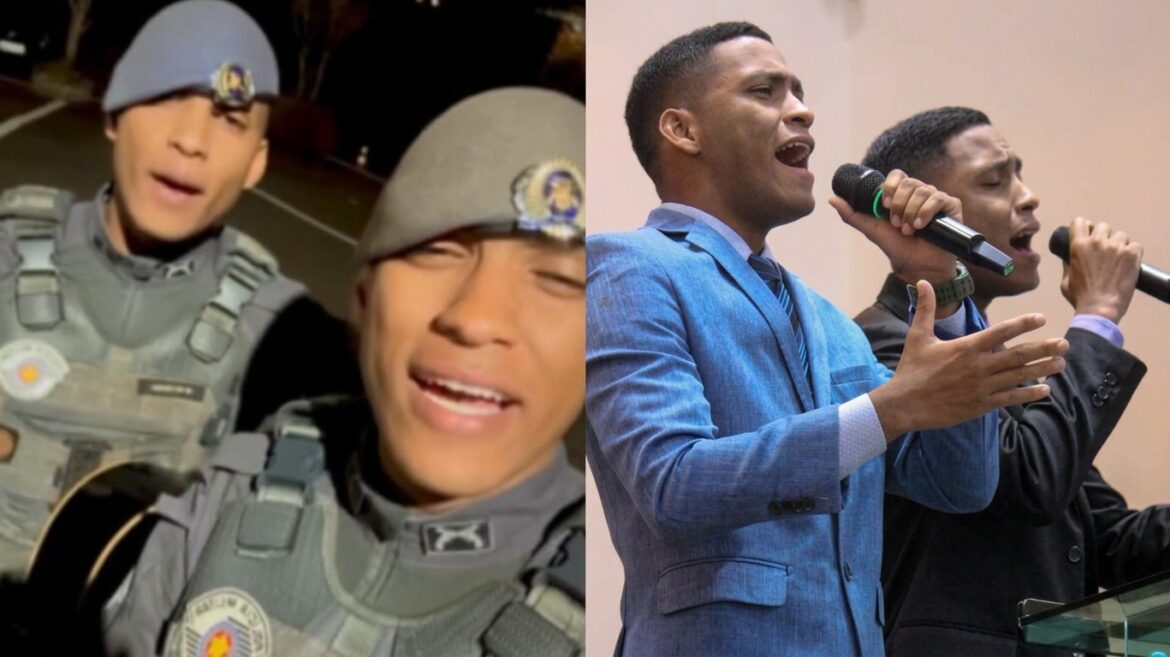 gemeos-policiais-louvam-a-deus-antes-do-trabalho:-“combatemos-o-crime-e-o-mundo-espiritual”